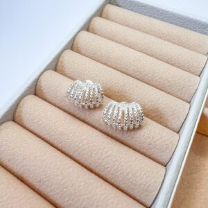 Brinco Concha Cravejado