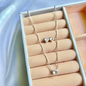 Conjunto Coração Cristal